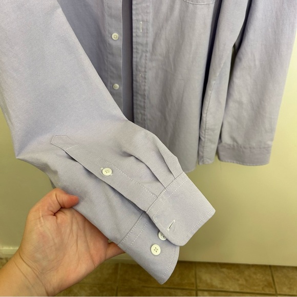 Oxford Men’s Luxury Collection Purple Button Down Shirt Size Extra Large - Picture 4 of 5